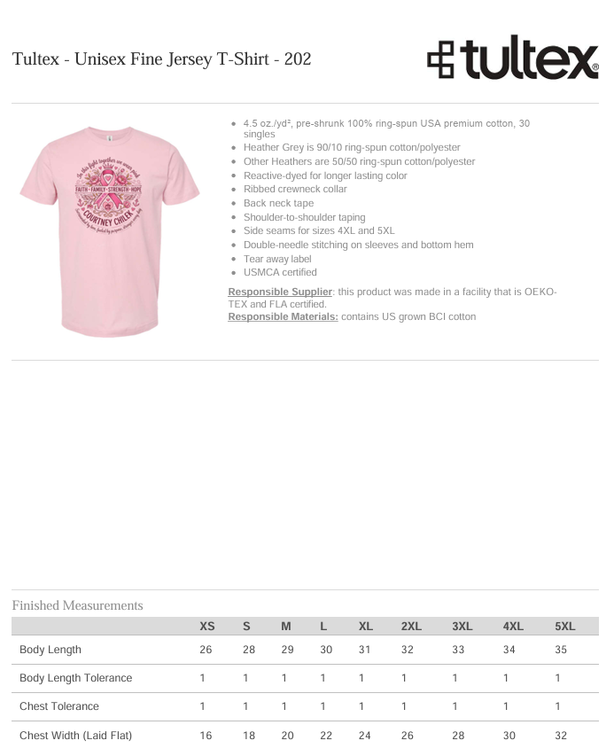 Friends of Courtney Shirt